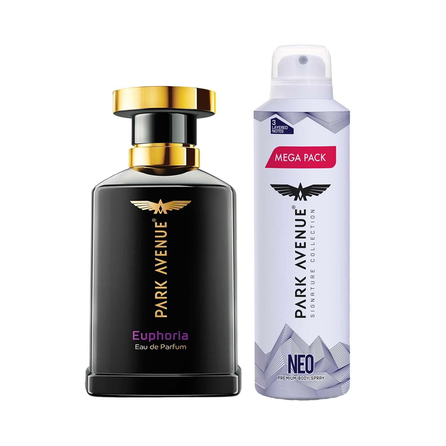 Park Avenue | Park Avenue Euphoria Eau De Parfum (100 ml) & Signature Collection Neo Premium Body Spray (220 ml)