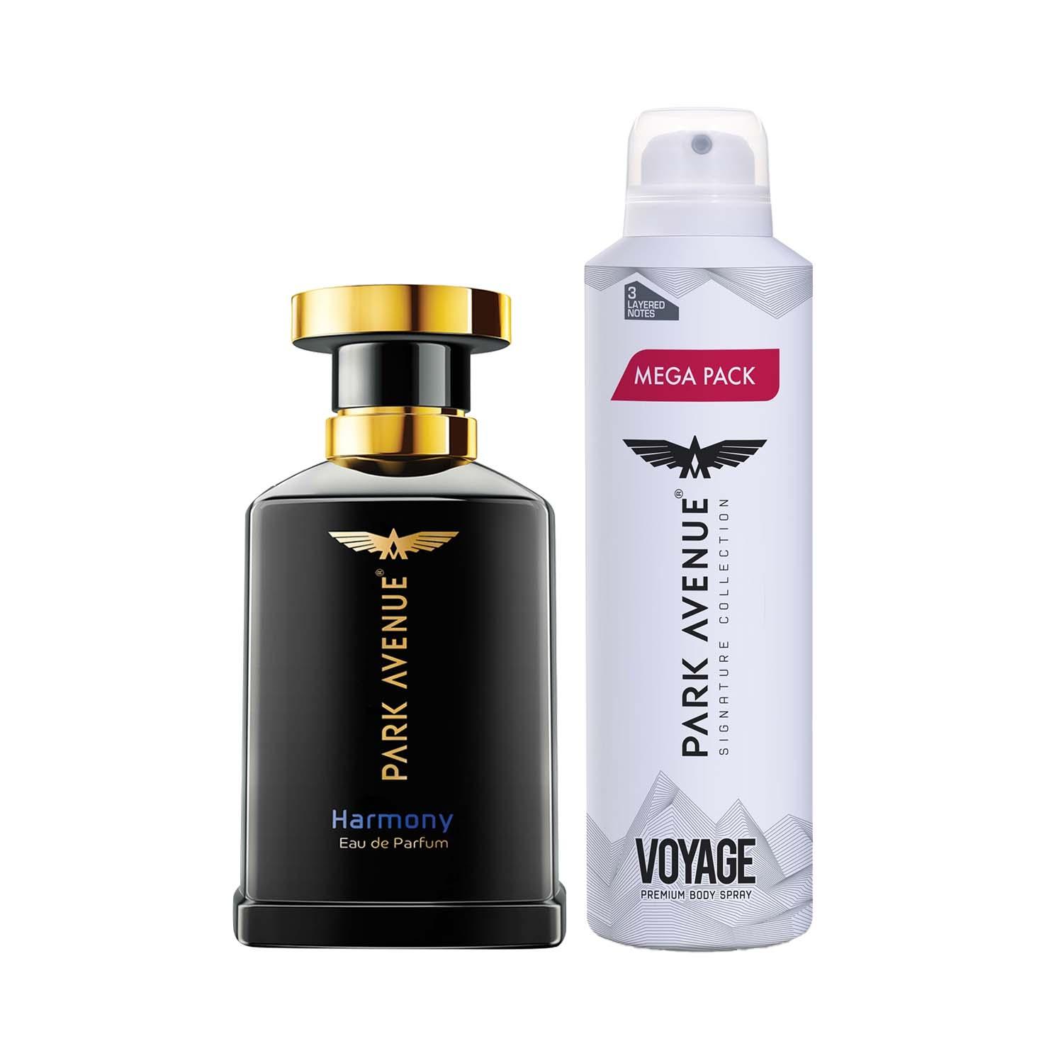 Park Avenue | Park Avenue Harmony Eau De Parfum (100 ml) & Voyage Men's Premium Body Spray (220 ml)