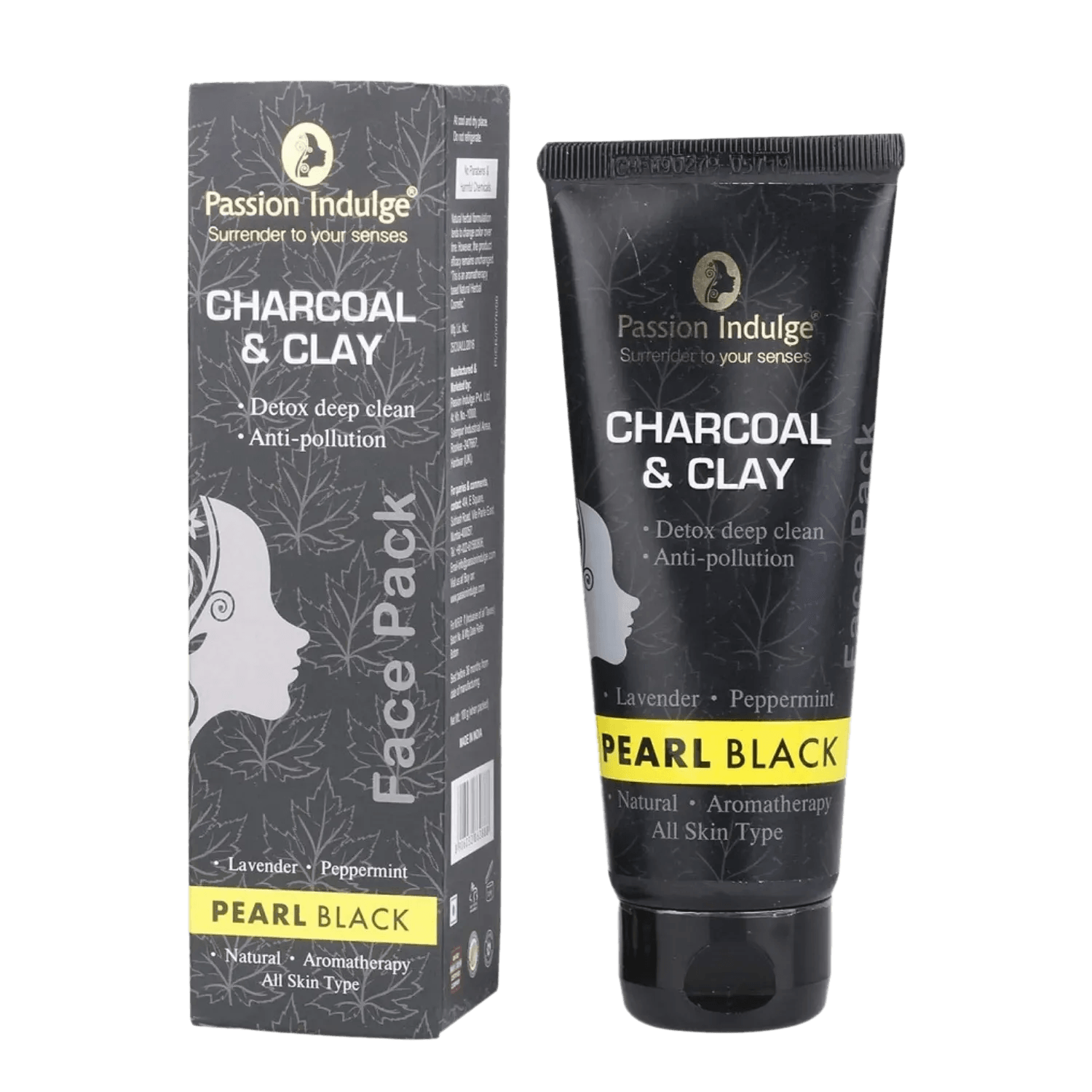 Passion Indulge | Passion Indulge Pearl Black Face Mudd - Charcoal & Clay (100g)