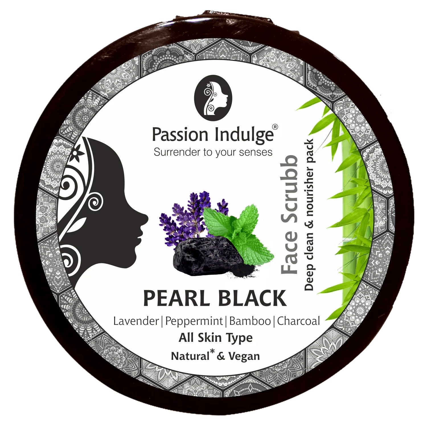 Passion Indulge | Passion Indulge Detox Pearl Black Face Scrubb (250 gm)