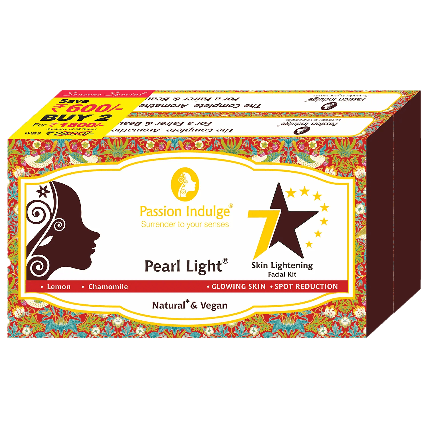 Passion Indulge | Passion Indulge Skin Brightening Pearl Light 7 Star Facial Kit