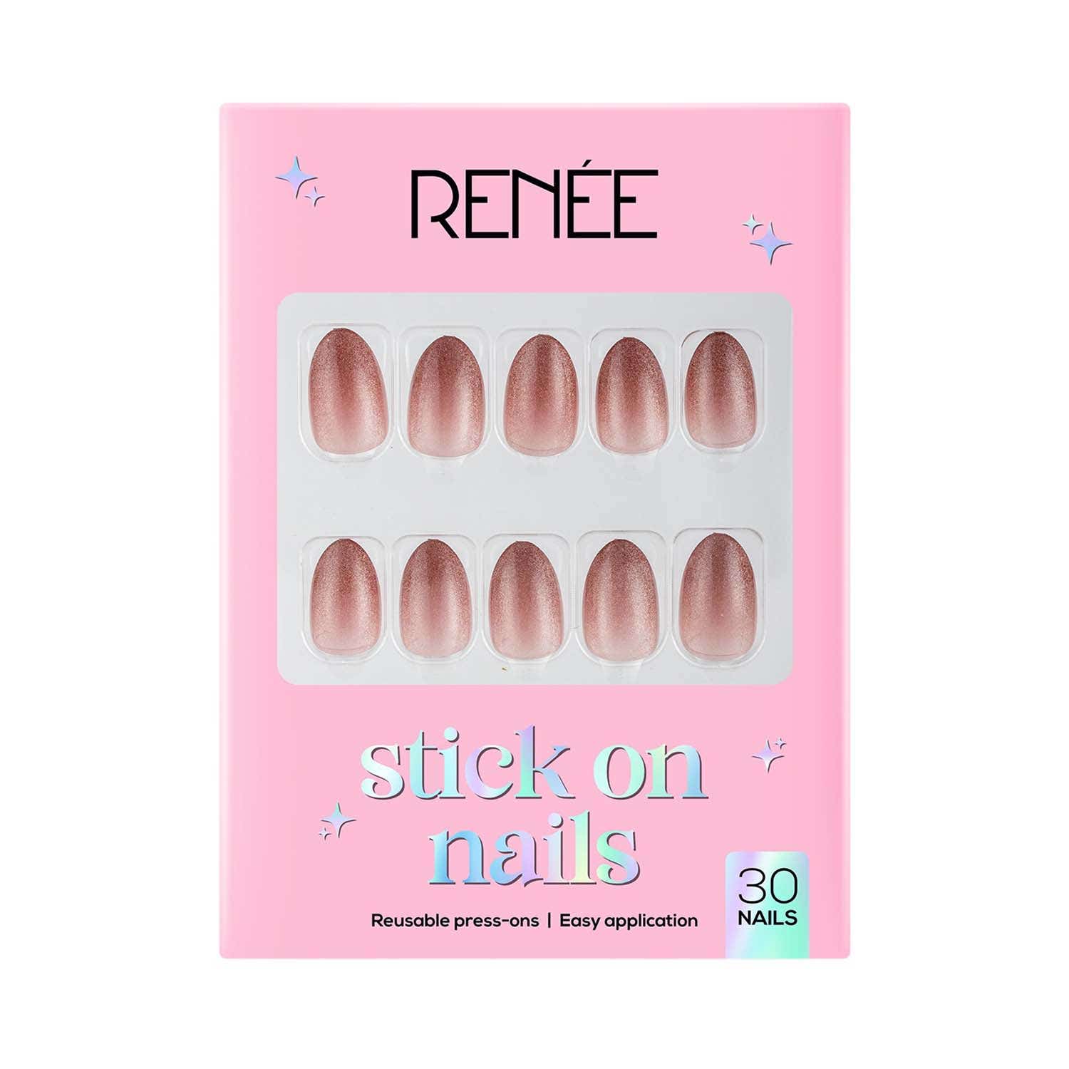 RENEE | Renee Stick On Nails - Cat Eye Nail 04 (Pack of 30)