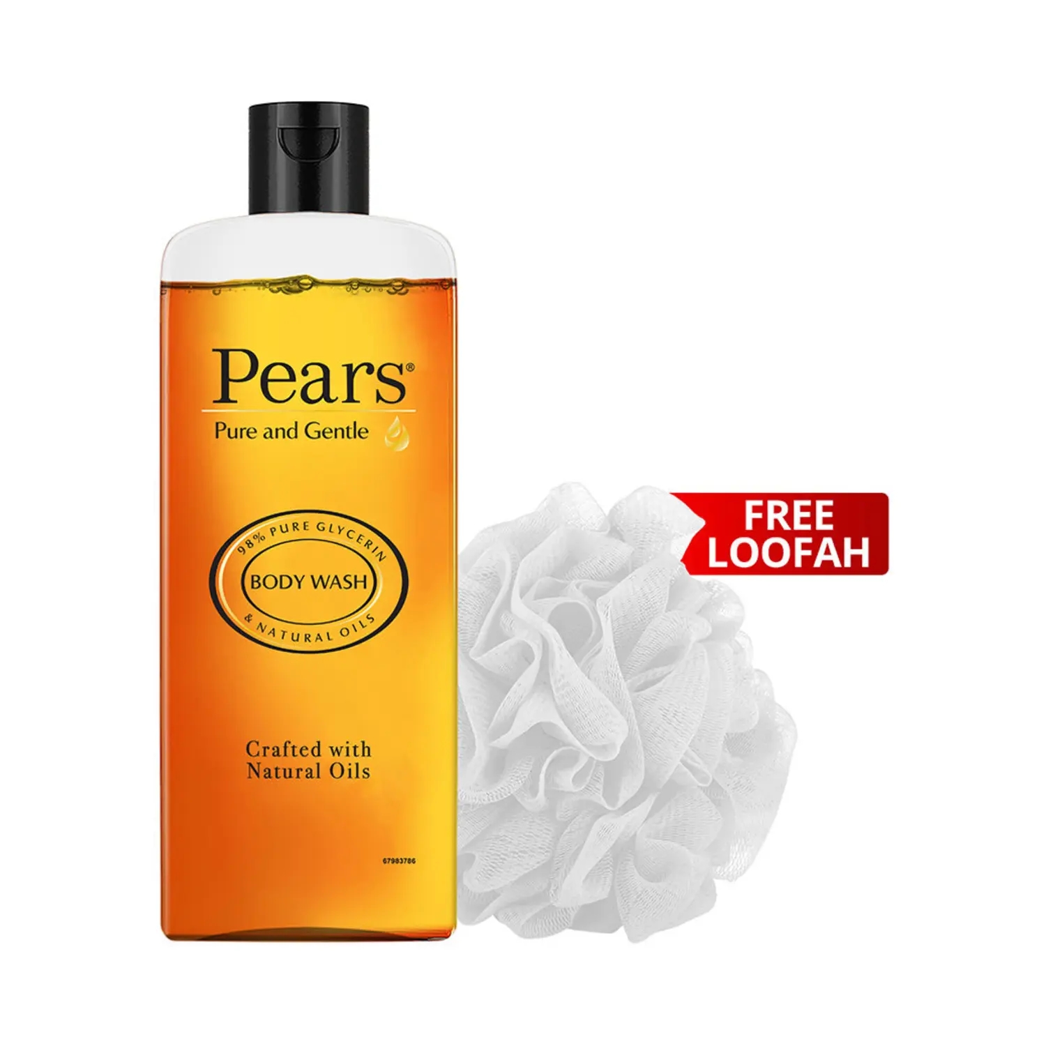 Pears | Pears Pure and Gentle Body Wash with Loofah (250ml)
