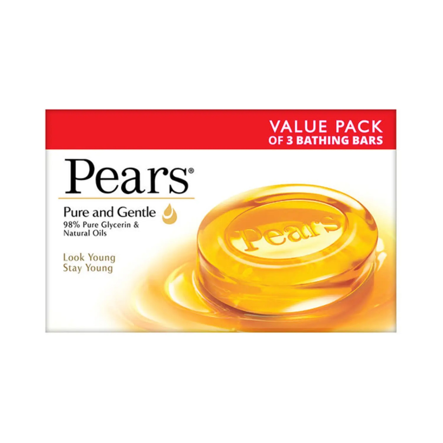Pears | Pears Pure & Gentle Bathing Bar Soap (3Pcs)