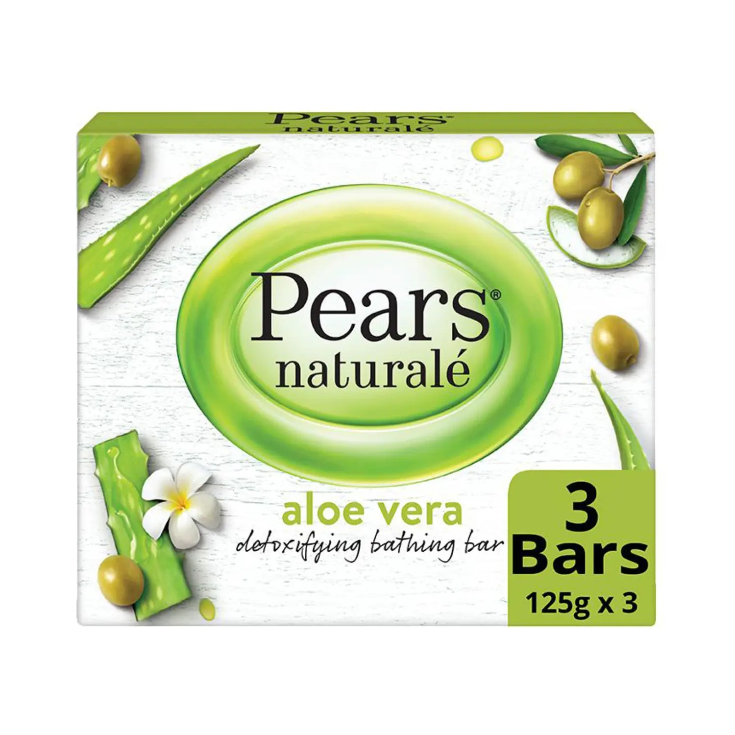 Pears | Pears Naturale Aloe Vera Detoxifying Bar Soap (3Pcs)