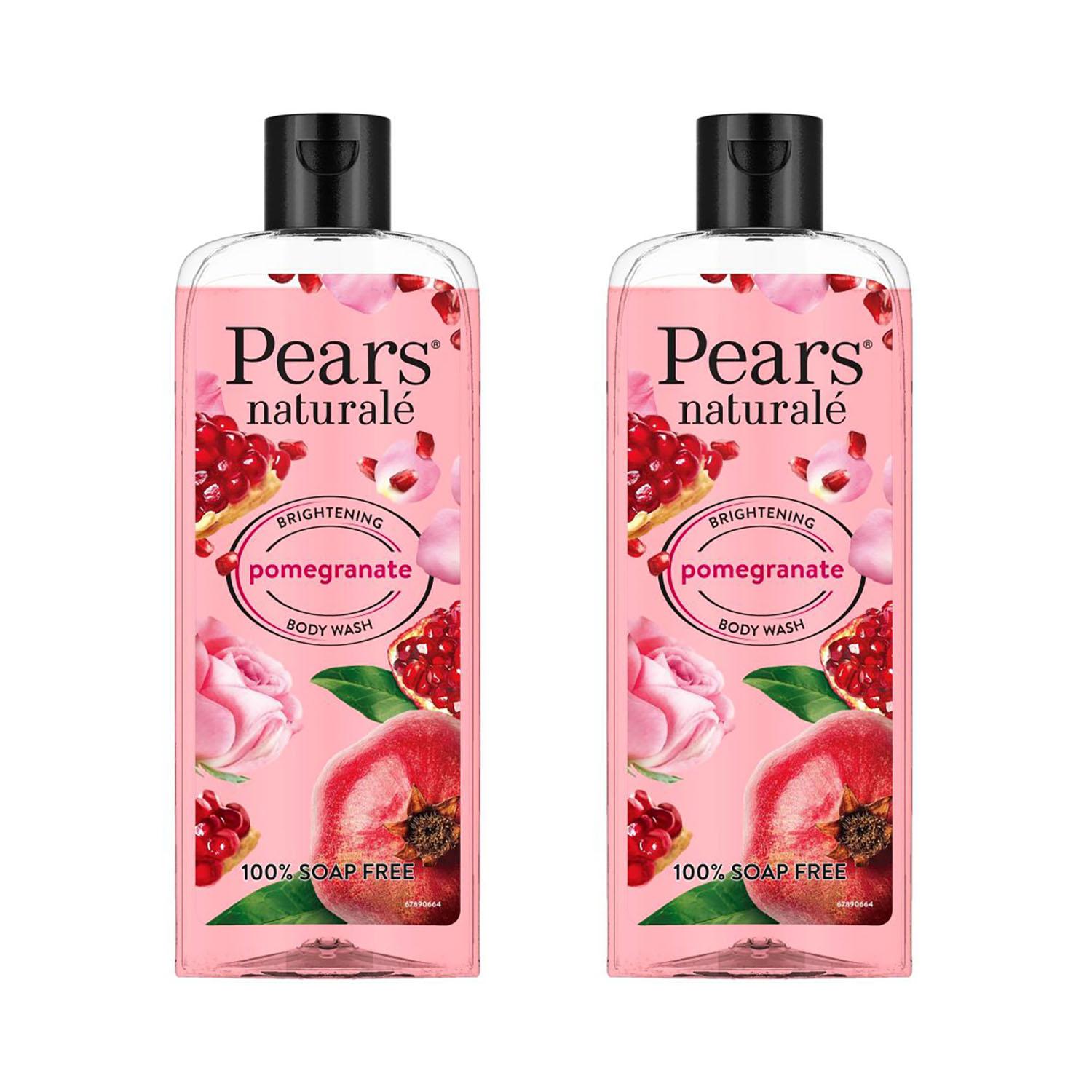 Pears | Pears Naturale  Brightening Pomegranate Bodywash (250ml) (Pack of 2) Combo