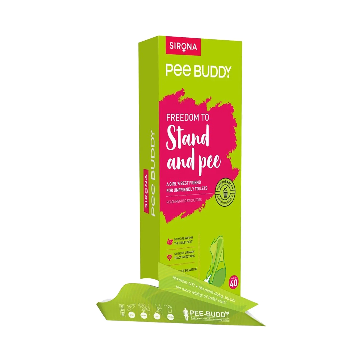 PeeBuddy | PeeBuddy Disposable Portable Female Urination Device (40 Funnels)