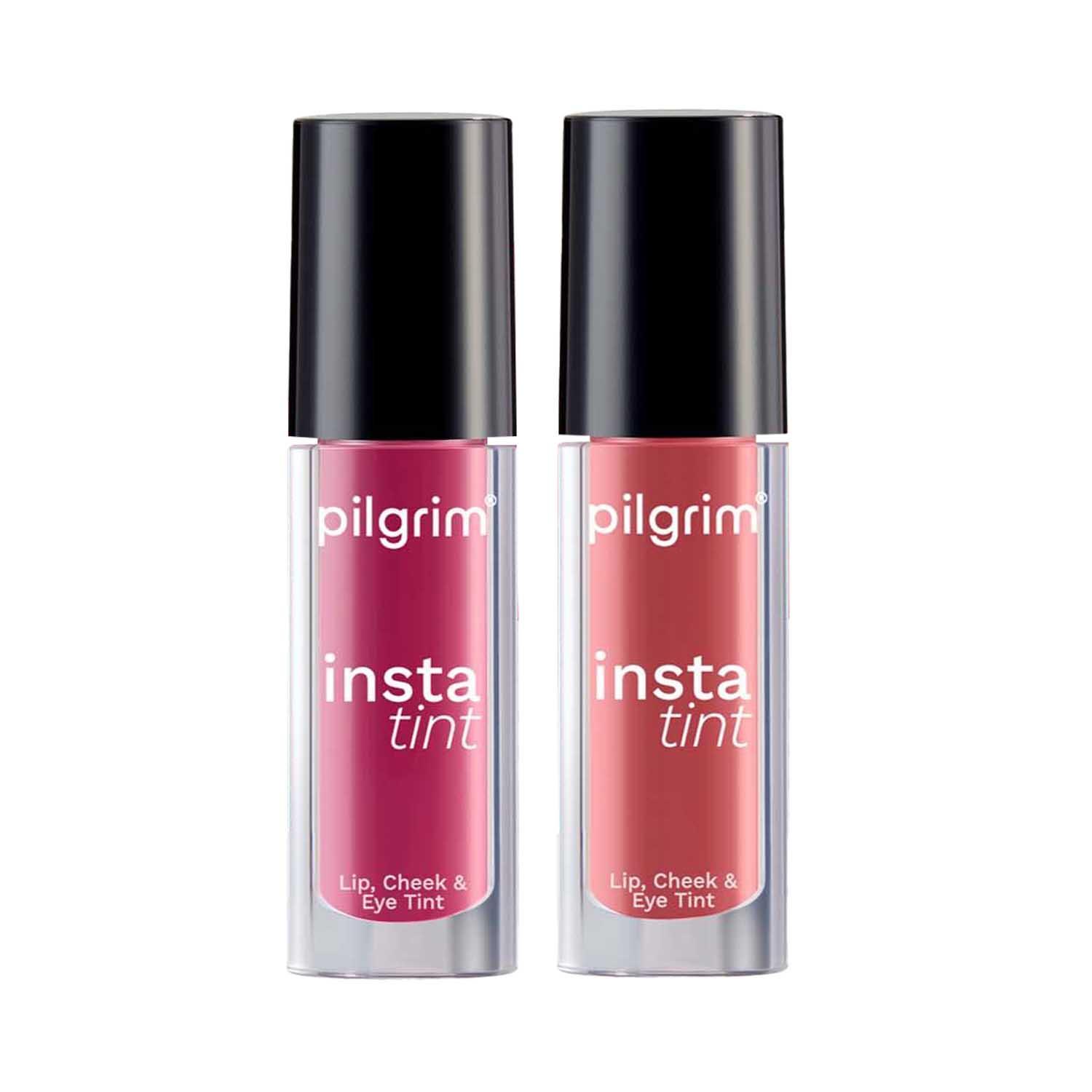 Pilgrim | Pilgrim Lip, Check And Eye Tint Combo - Pink Filter & Coral Story