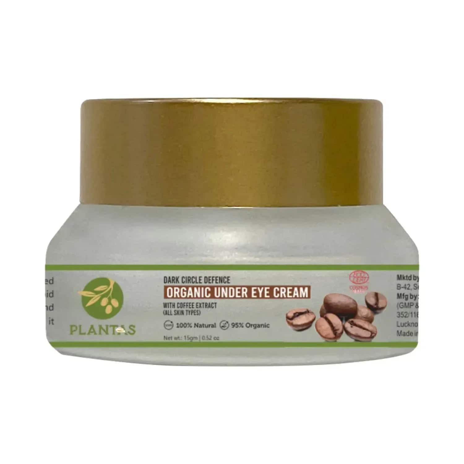 PLANTAS | PLANTAS Dark Circle Defence Organic Under Eye Cream (15g)