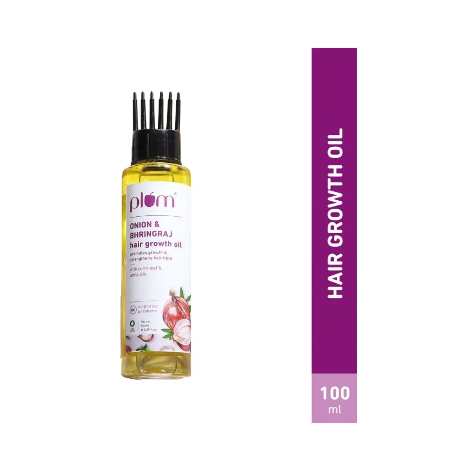 Plum | Plum Onion & Bhringraj Hair Growth Oil (100ml)