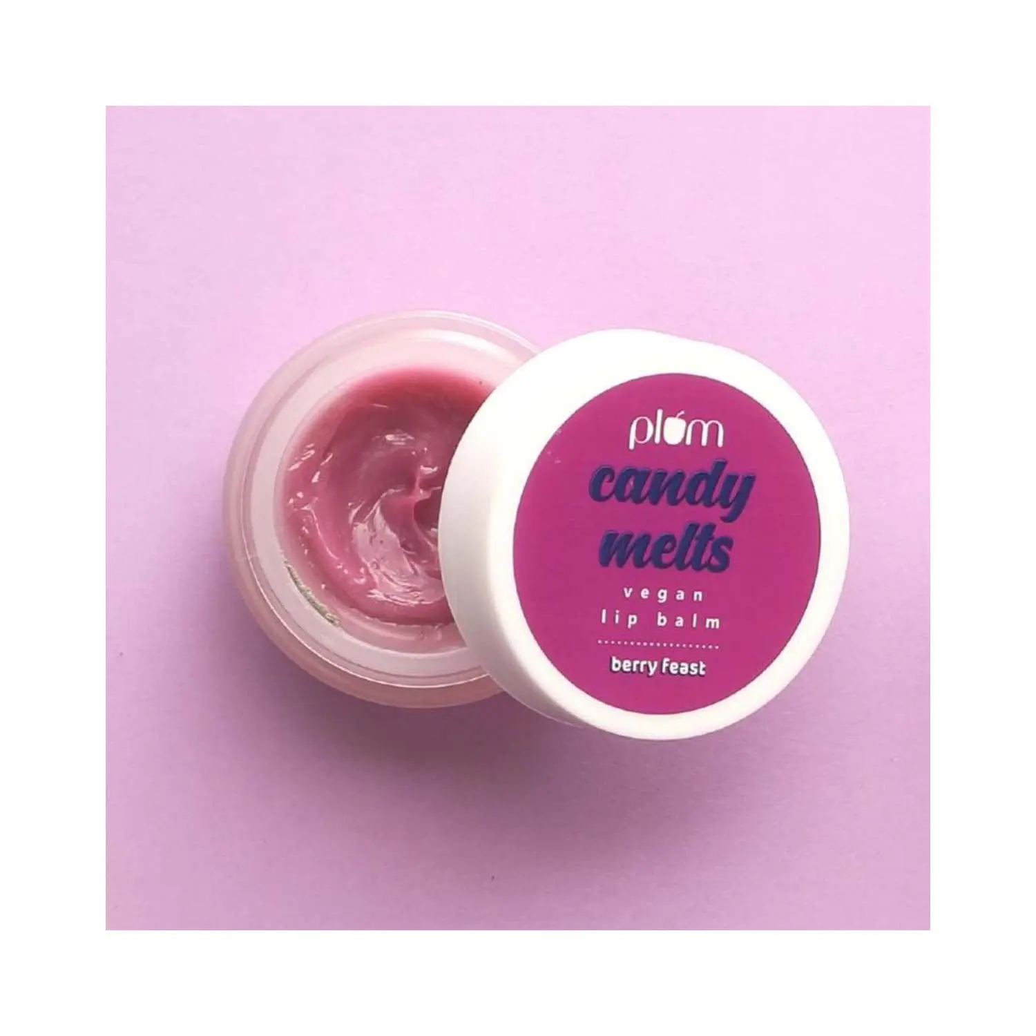 Plum | Plum Candy Melts Vegan Lip Balm Berry Feast, Nourishes & Protects, velvety smooth (12g)