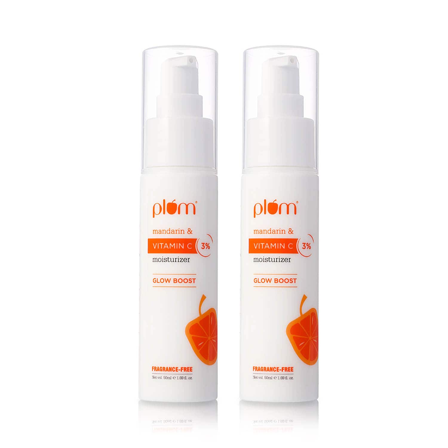 Plum | Plum 3% Vitamin C Moisturizer With Mandarin - Pack Of 2 Combo