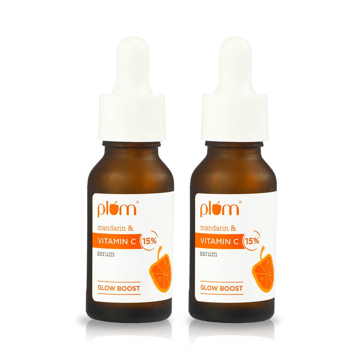 Plum | Plum 15% Vitamin C Serum With Mandarin - Pack Of 2 Combo