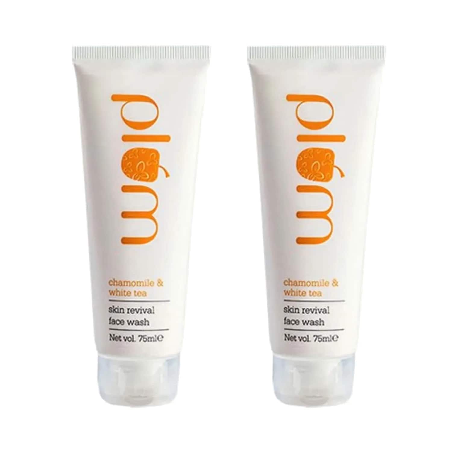 Plum | Plum Chamomile & White Tea Skin Revival Face Wash (75 ml)- Pack of 2 Combo