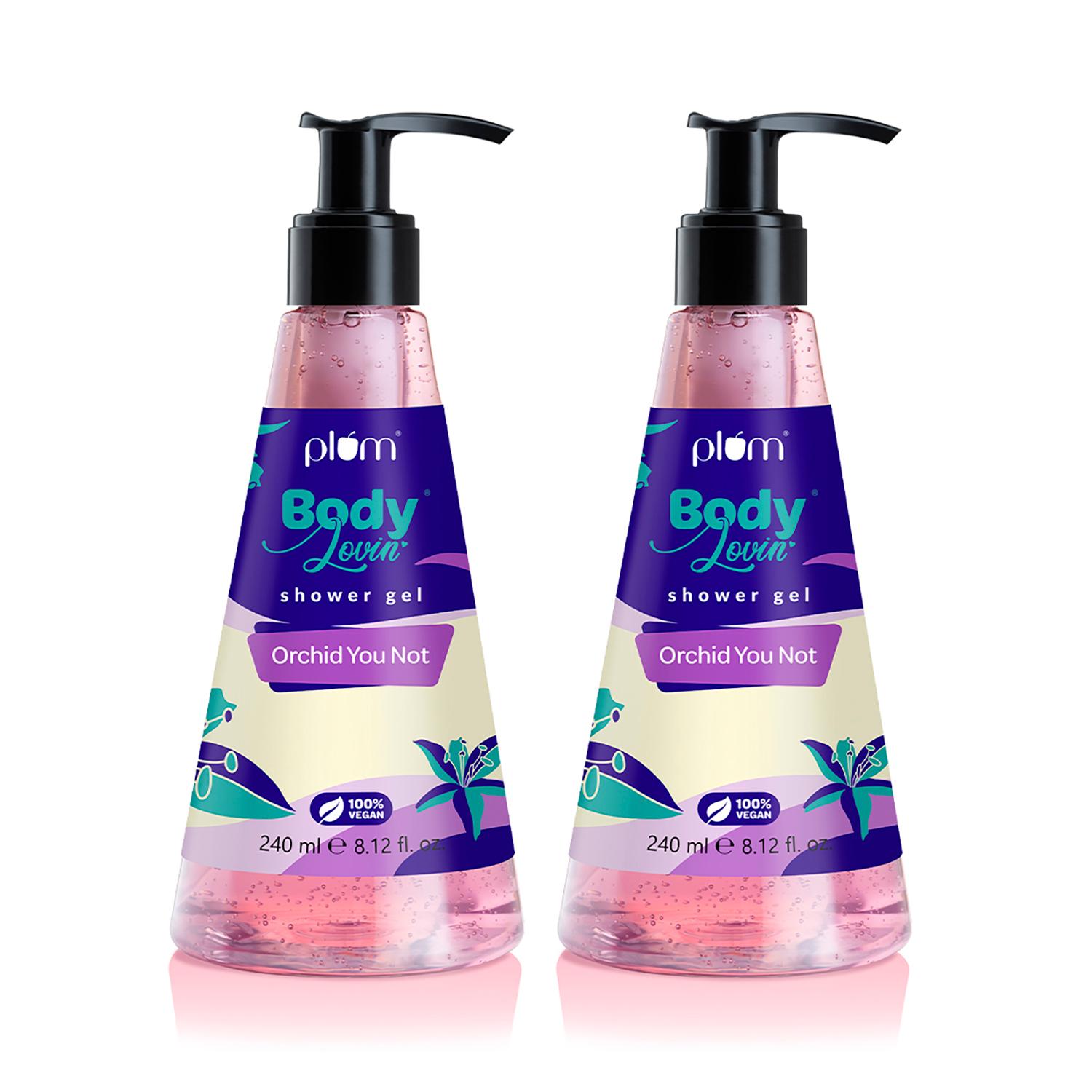 Plum | Plum Bodylovin' Orchid-You-Not Shower Gel (240 ml) (Pack of 2) Combo