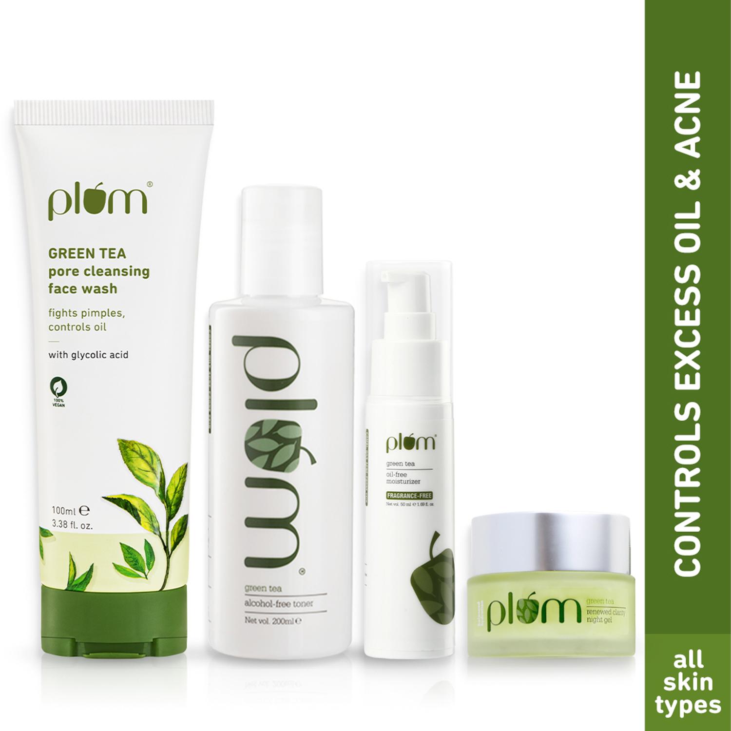 Plum | Plum Green Tea Combo for Acne-Free Skin & Oil-Free Hydration