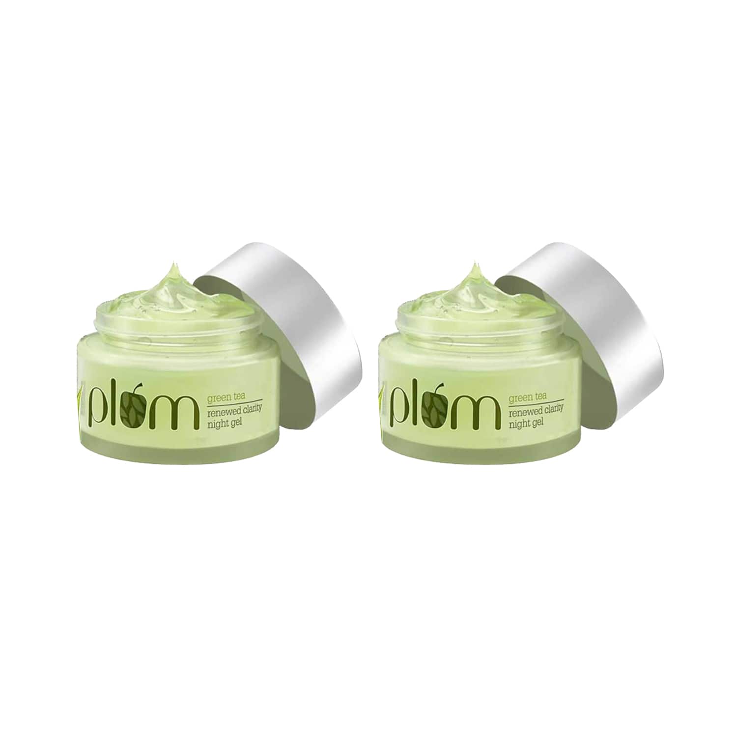 Plum | Plum Green Tea Renewed Clarity Night Gel (50 ml) - Pack of 2 Combo