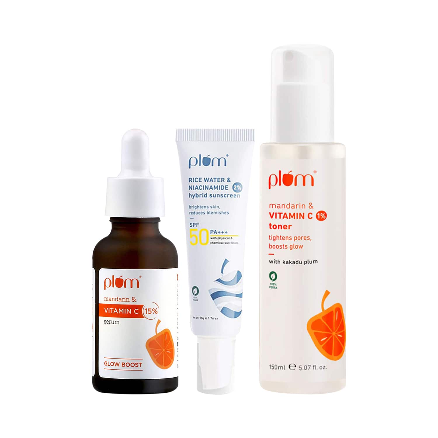 Plum | Plum Vitamin C & Niacinamide Daily Essentials Combo for Glowing Skin