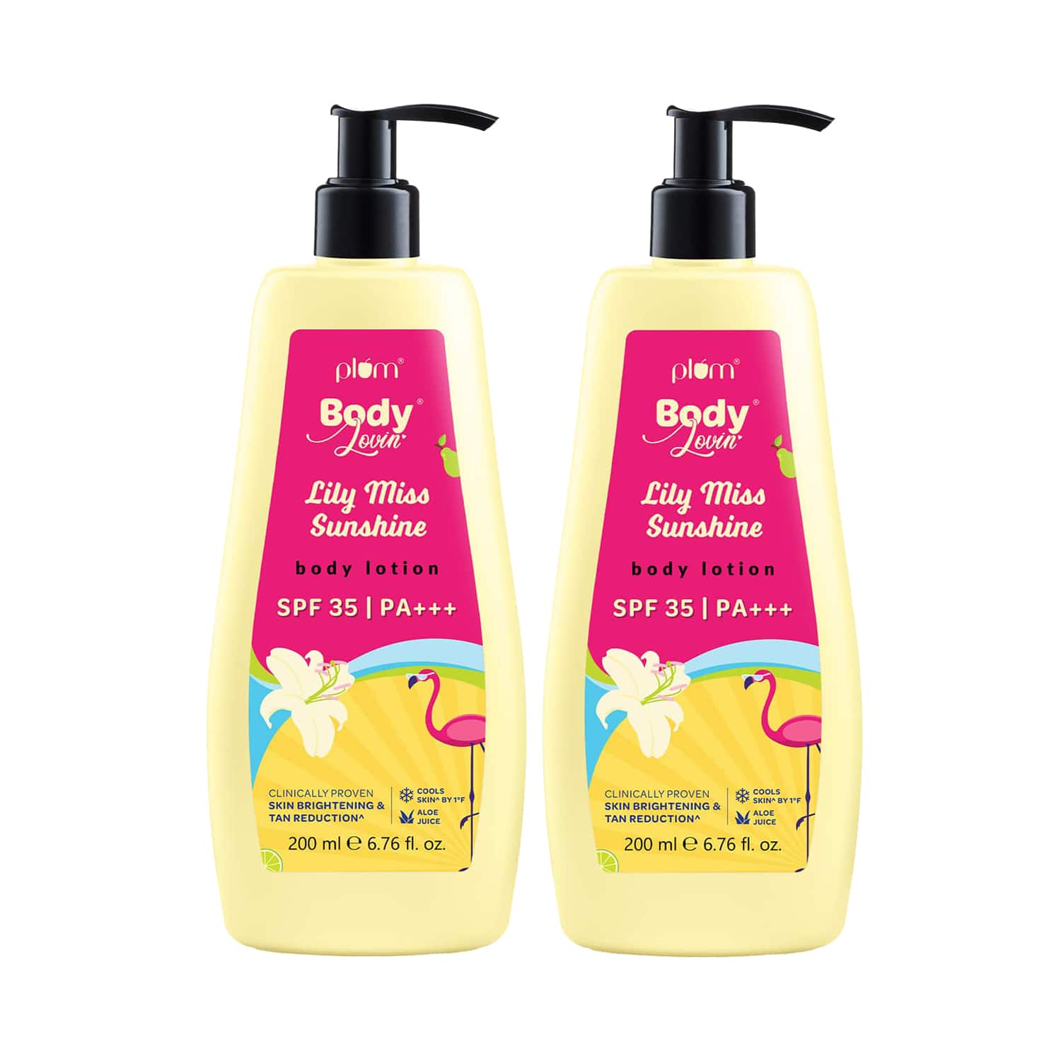 Plum | Plum Body Lovin' Lily Miss Sunshine Body Lotion With SPF 35 PA+++ Combo