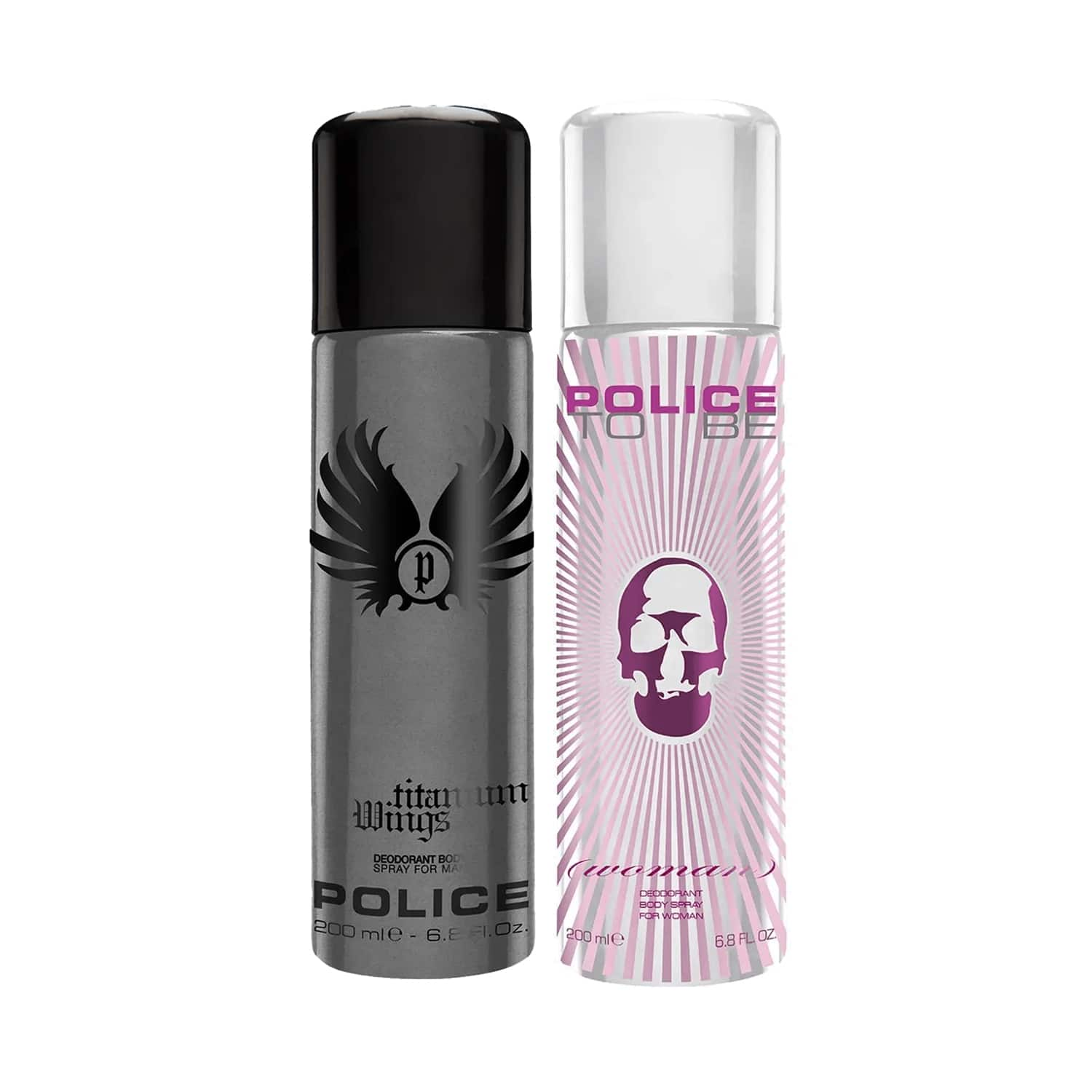 Police | Police Wings + To Be Woman Deodorant (Pack of 2)