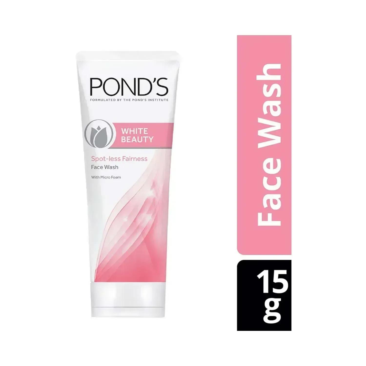 Pond's White Beauty Spotless Fairness & Germ Removal Facewash - (15g)