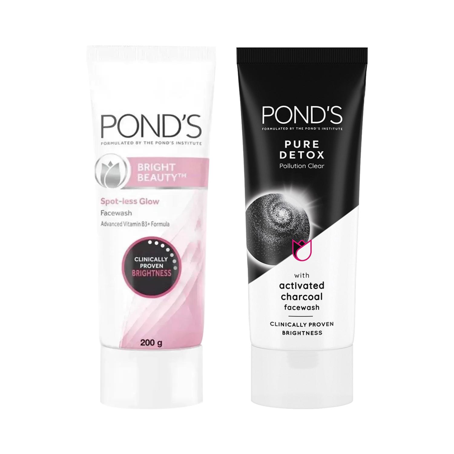 Pond's | Pond's Bright Beauty & Pure Detox Facewash Combo