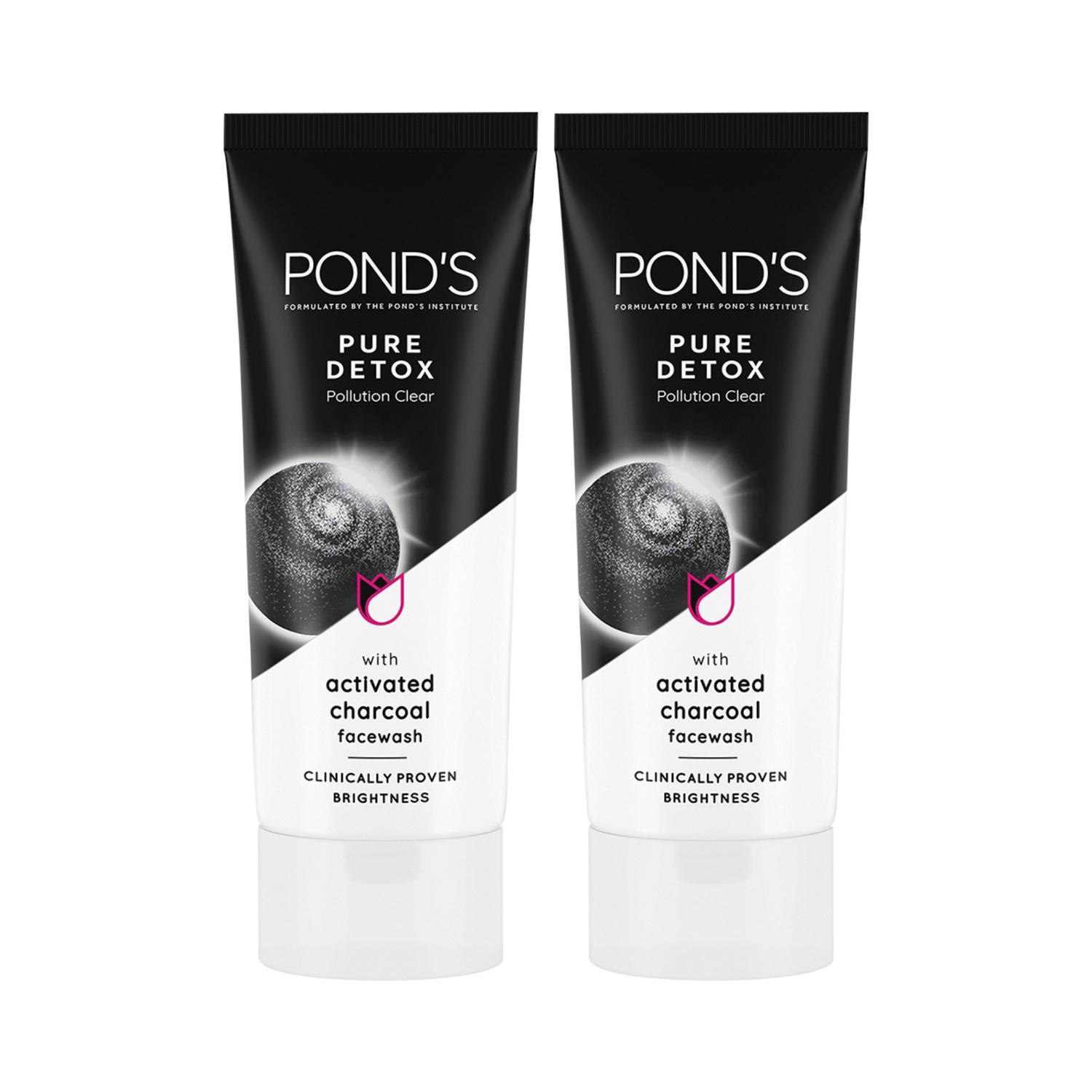 Pond's | Pond's Pure Detox Facewash Pack of 2 Combo