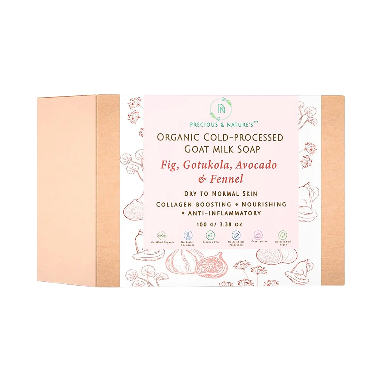Precious & Nature's | Precious & Nature's Organic & Cold Pressed Goat Milk Soap (100g)