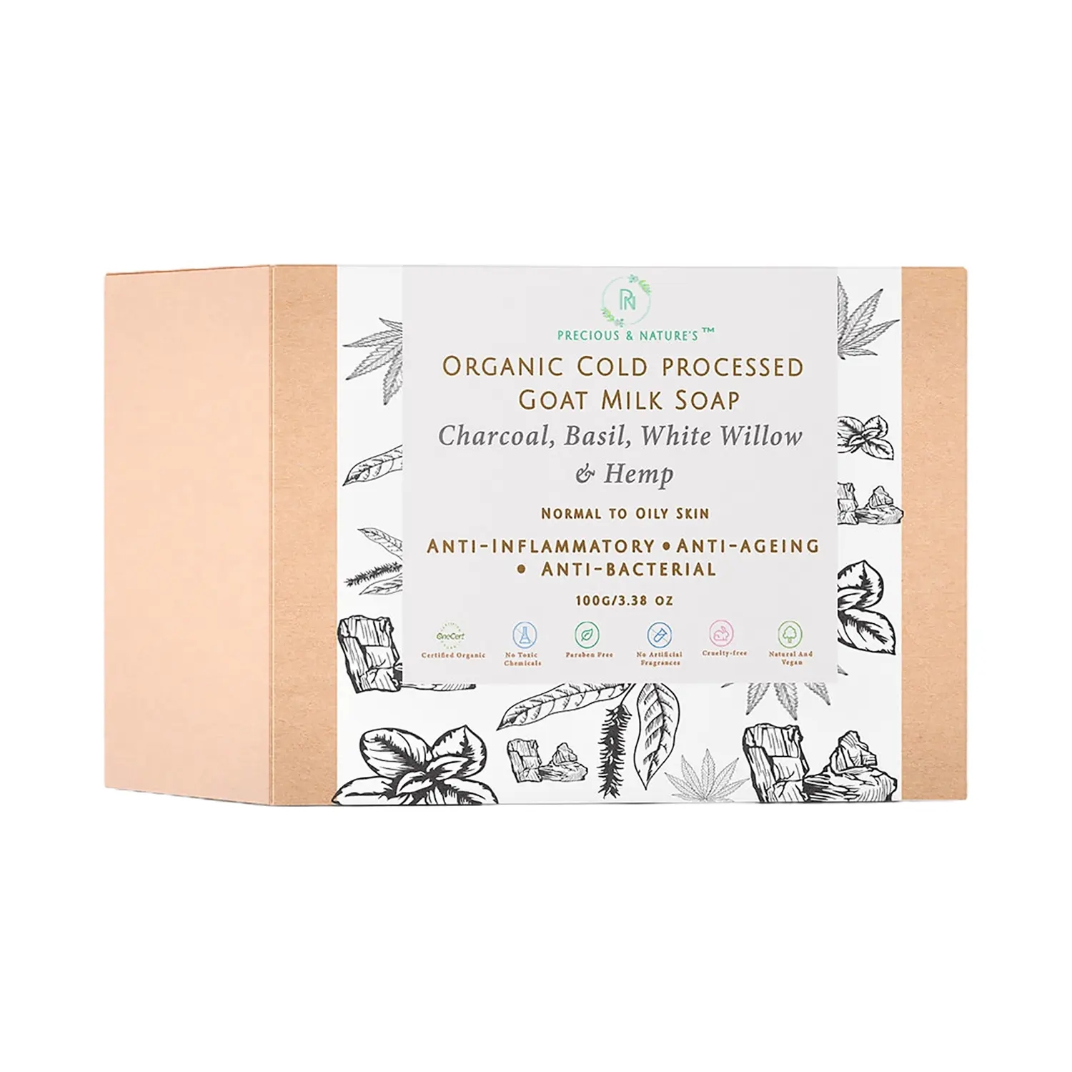 Precious & Nature's | Precious & Nature's Organic & Cold Pressed Goat Milk Soap (100g)