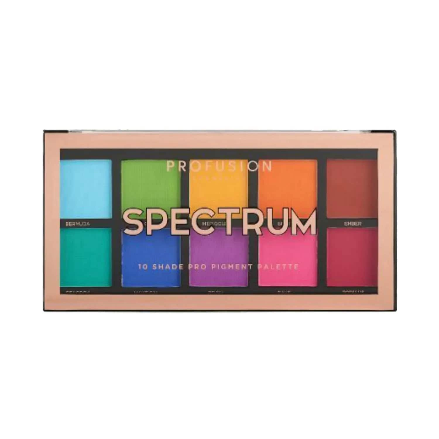 Profusion Cosmetics | Profusion Cosmetics 10 Shade Multi Finish Eye Shadow Pallete - Spectrum (16 g)