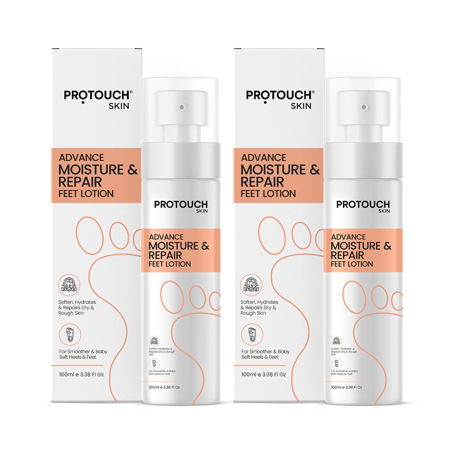 Protouch | Protouch Advance Moisture & Repair, Deeply Hydrating Feet Lotion Pack of 2 Combo