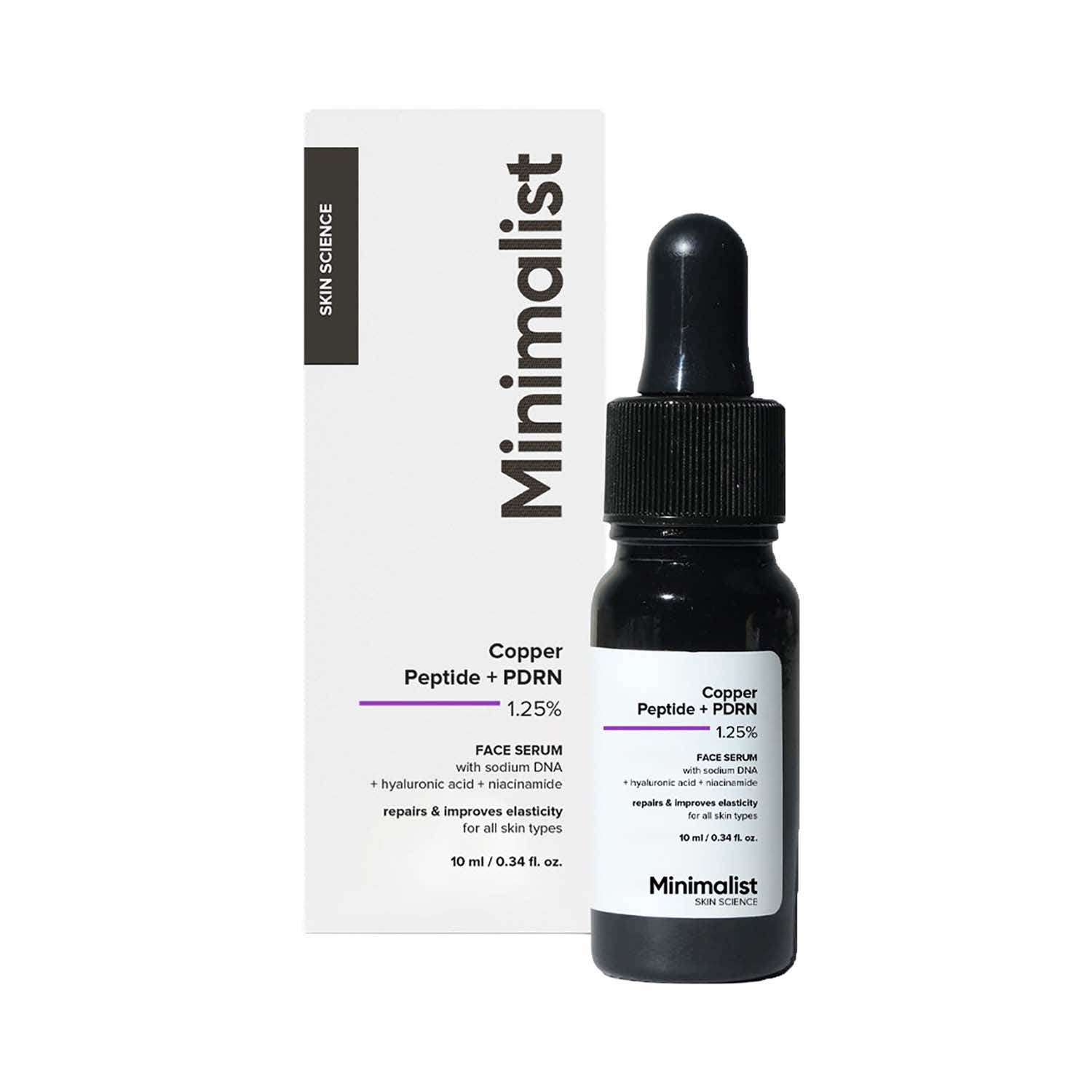 Minimalist | Minimalist Copper Peptide + PDRN 1.25% Serum (10 ml)