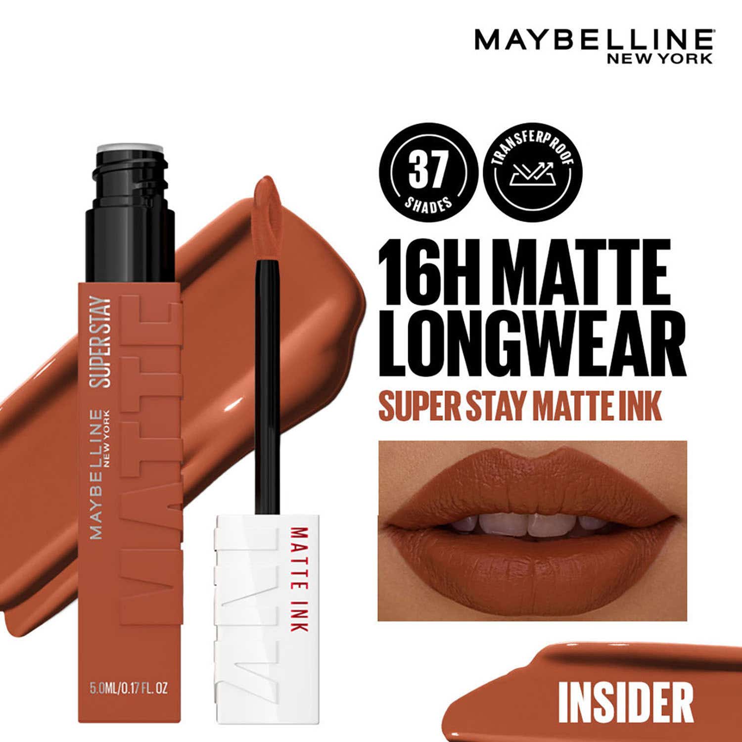 Maybelline New York | Maybelline New York Super Stay Matte Ink Liquid Lipstick - Insider (5 ml)