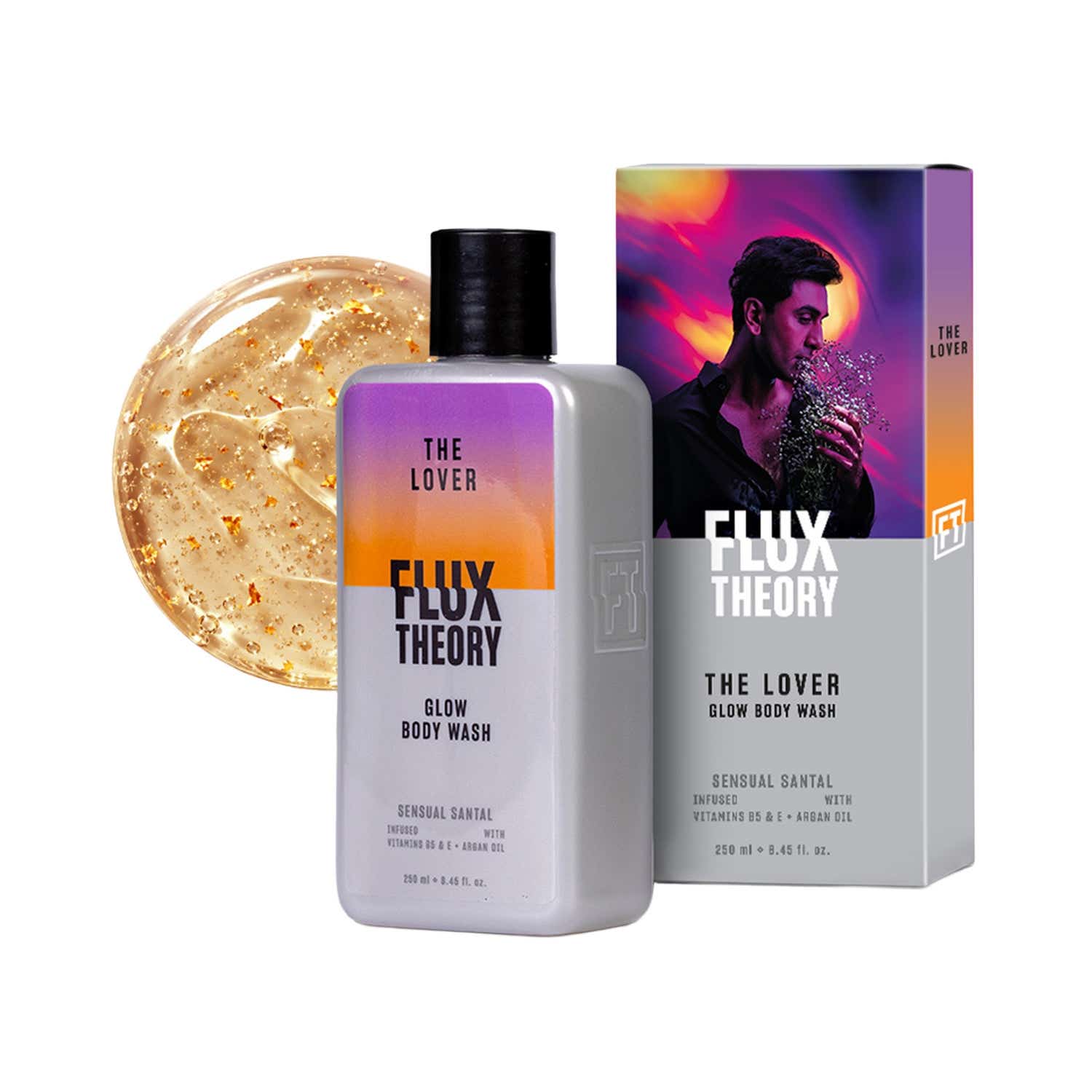 FLUX THEORY | FLUX THEORY The Lover Brightening Body Wash with Panthenol, Argan Oil, Vitamin E (250 ml)