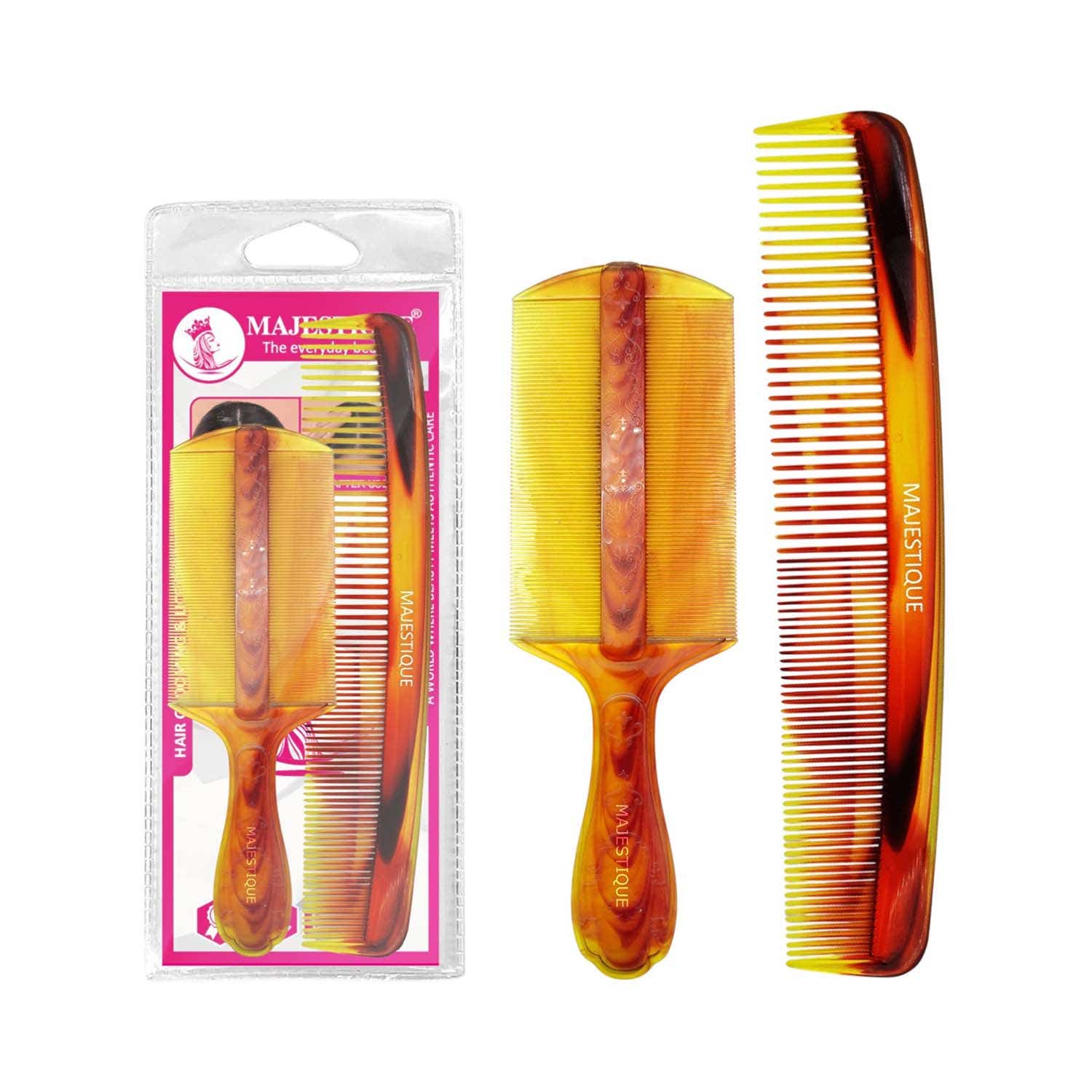 Majestique | Majestique Hair Grooming & Lice Comb Set (2 pcs)