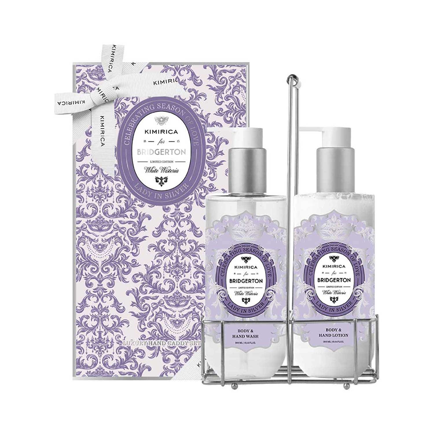 Kimirica | Kimirica Bridgerton Lady In Silver Hand Caddy Set (2 pcs)