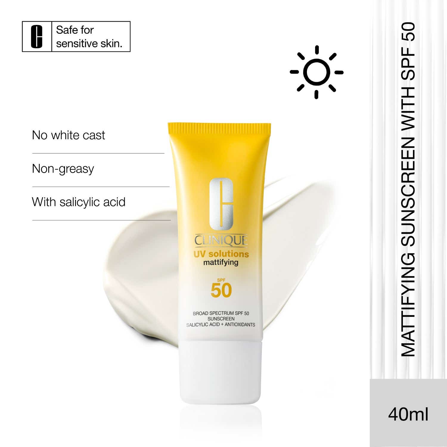 CLINIQUE | CLINIQUE UV Solutions Mattifying Sunscreen SPF 50 (40 ml)