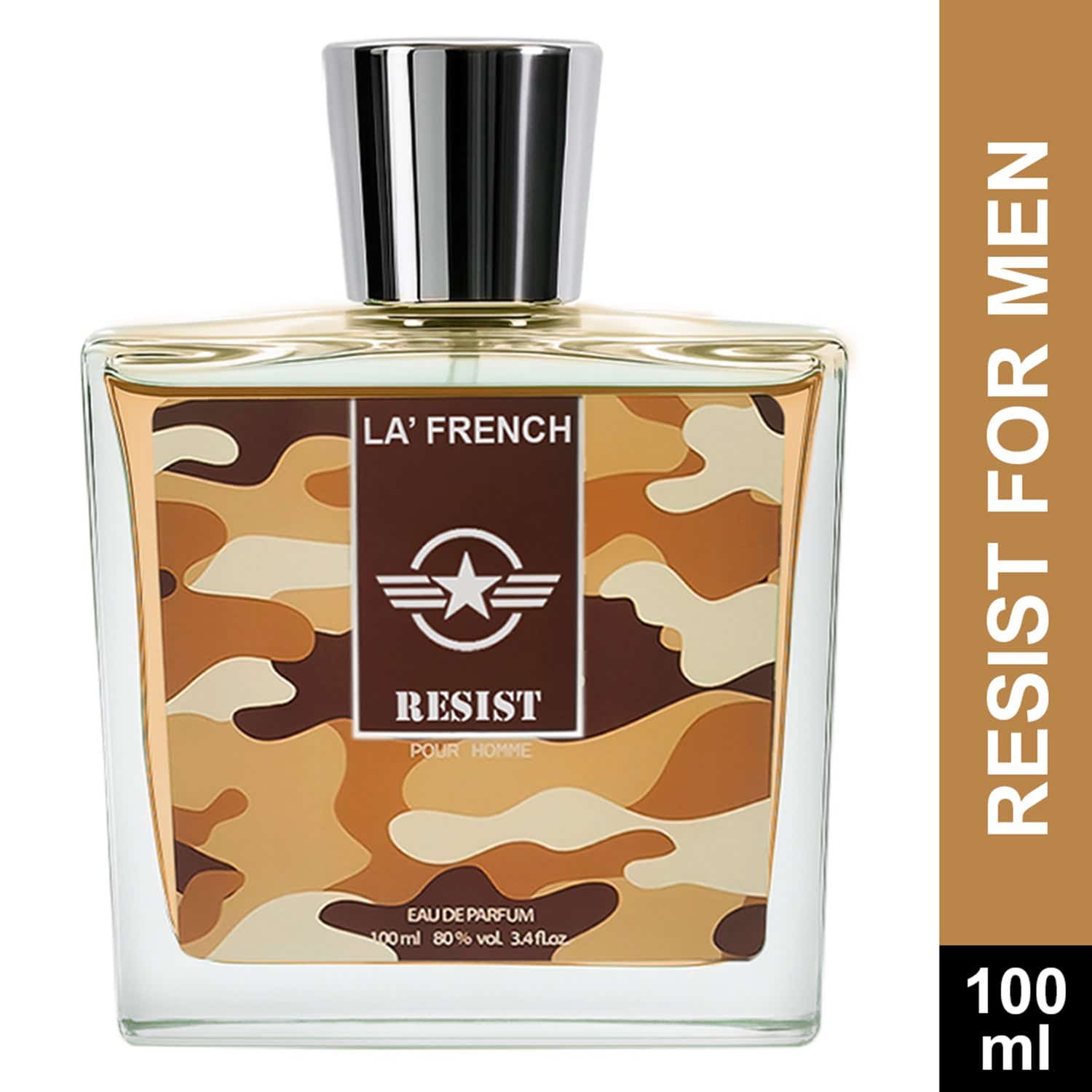 LA' French | LA' French Resist Eau De Parfum for Men (100 ml)
