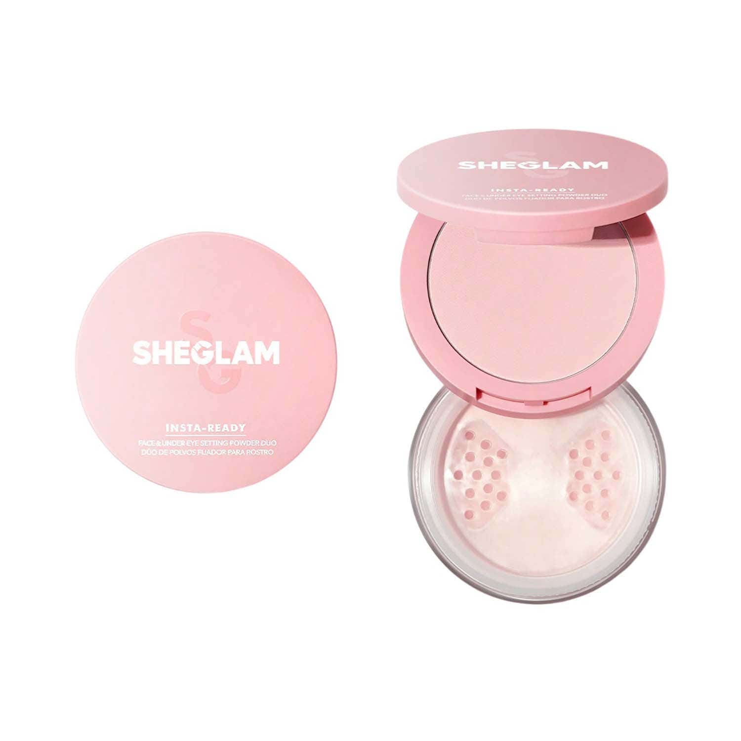 Sheglam | Sheglam Insta-Ready Face & Under Eye Setting Powder Duo - 01 Bubblegum (2 x 7 g )