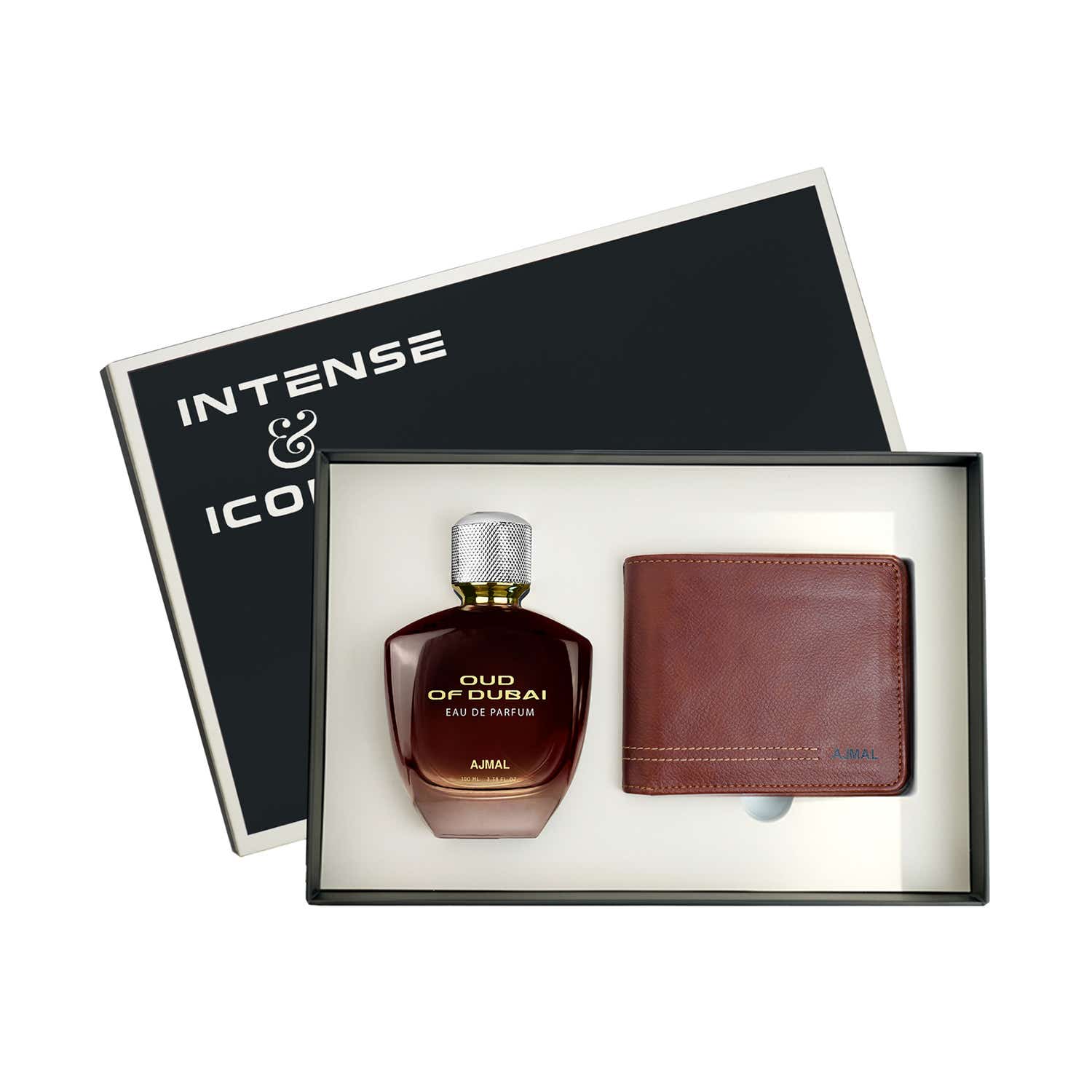 AJMAL | Ajmal Intense Iconic Gift Set for Men Eau De Parfum Luxury Long Lasting Perfume Gift set (100 ml)