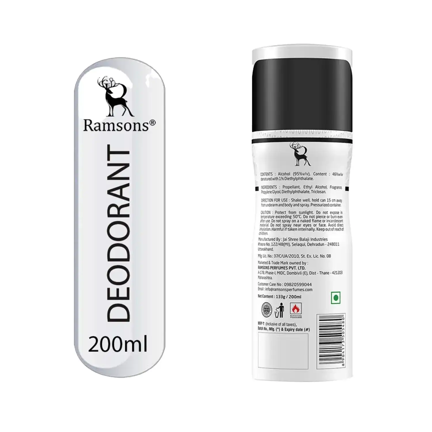 Buy Ramsons Secret Code Deodorant (200ml) Online at Best Price in
