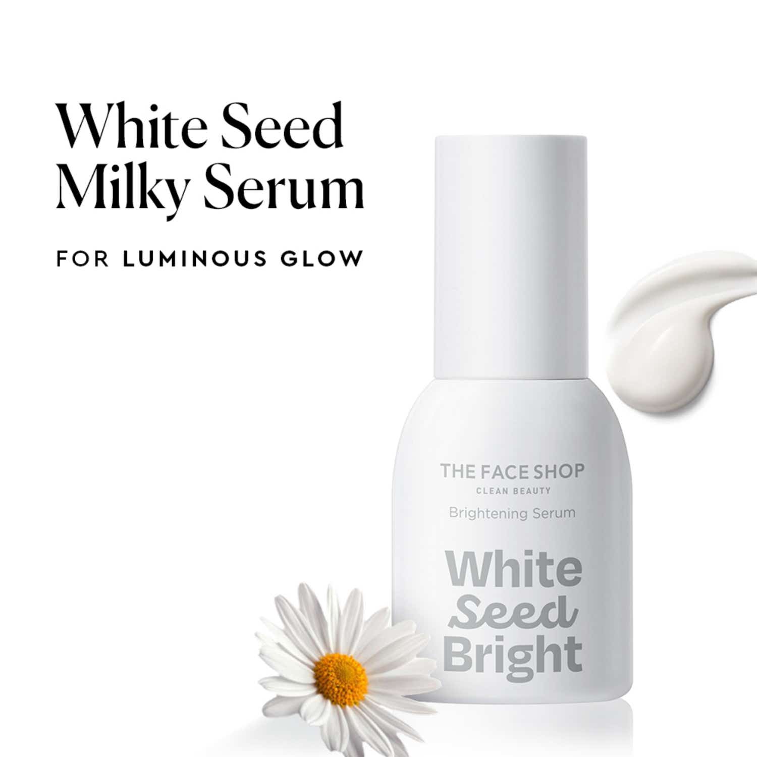 The Face Shop | The Face Shop White Seed Brightening Serum – Korean Niacinamide Serum for Dark Spots Pigmentation & Glow (50 ml)