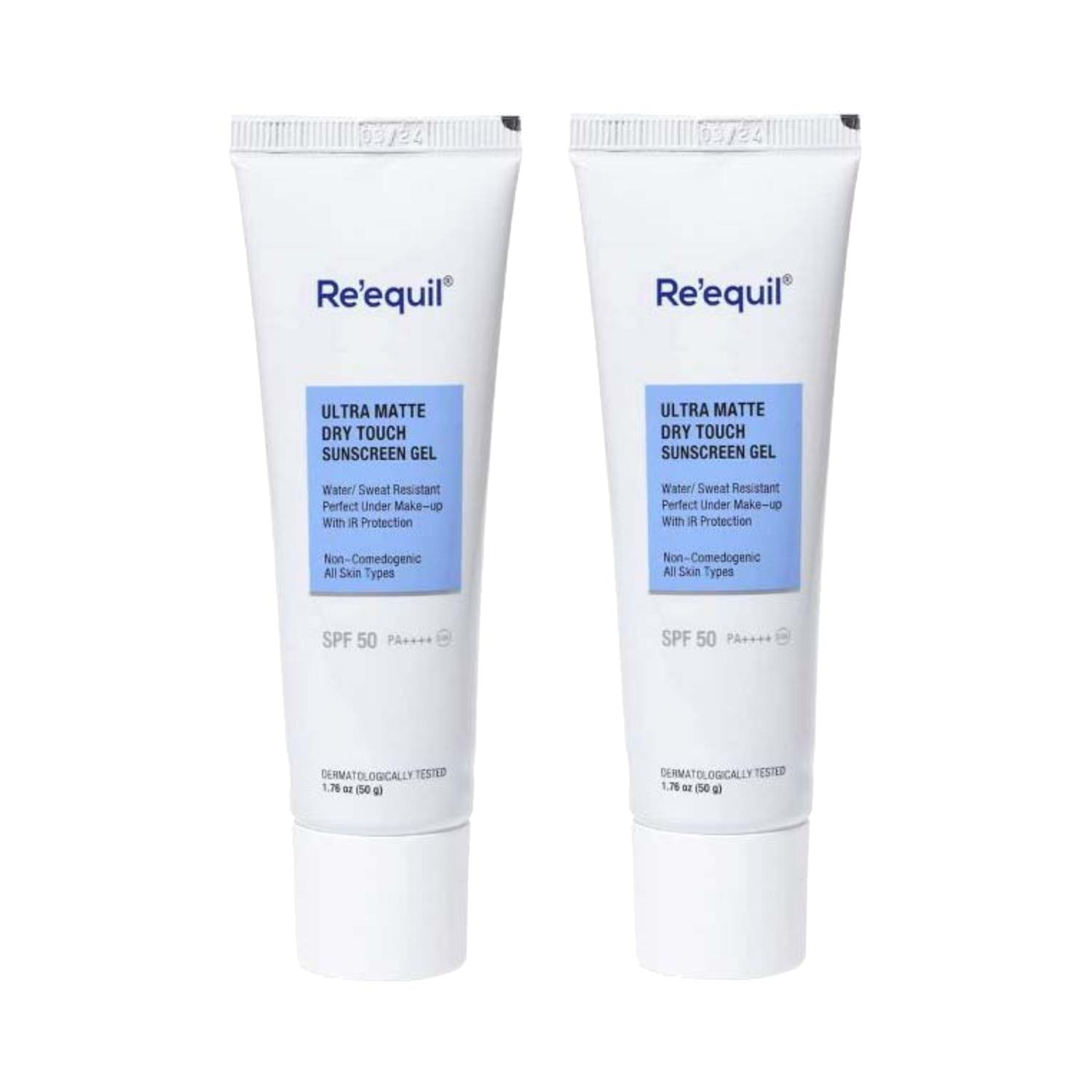 Re'equil Ultra Matte Sunscreen Super Saver (Pack Of 2) Combo
