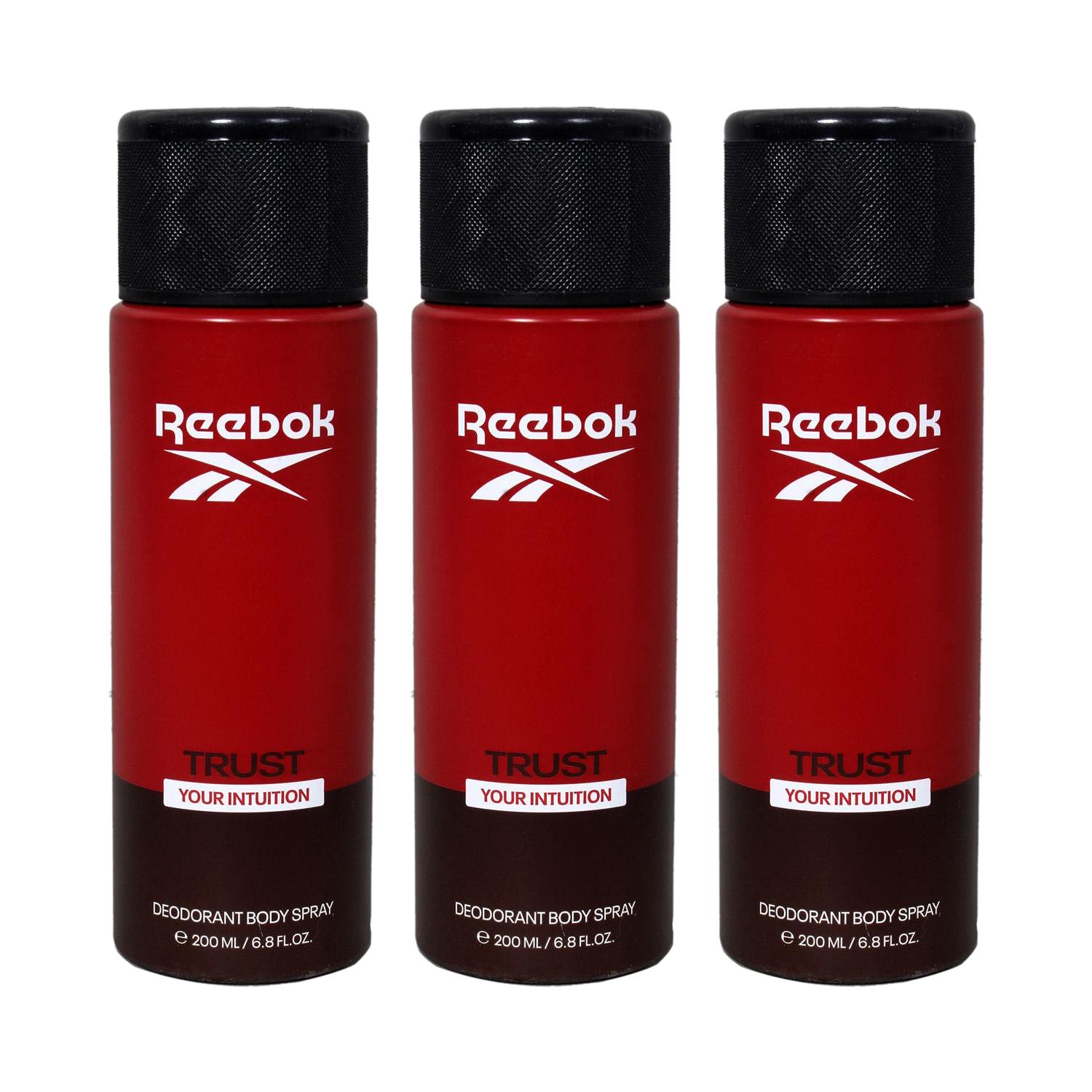 Reebok | Reebok Men Deo-Trust Your Intuition Blue Combo (200 ml) (Pack of 3)