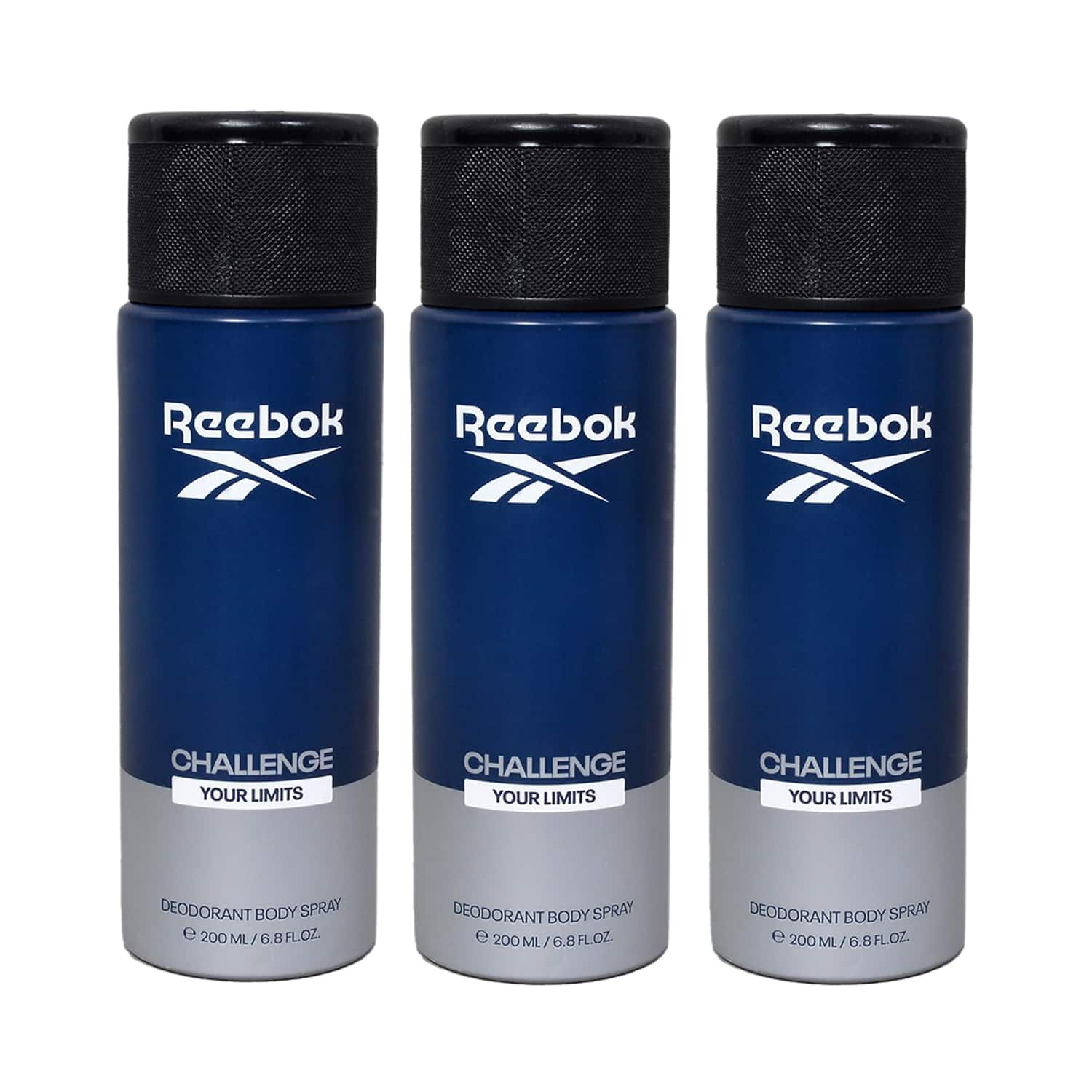 Reebok | Reebok Men Deo-Challenge Your Limits Blue Combo (200 ml) (Pack of 3)