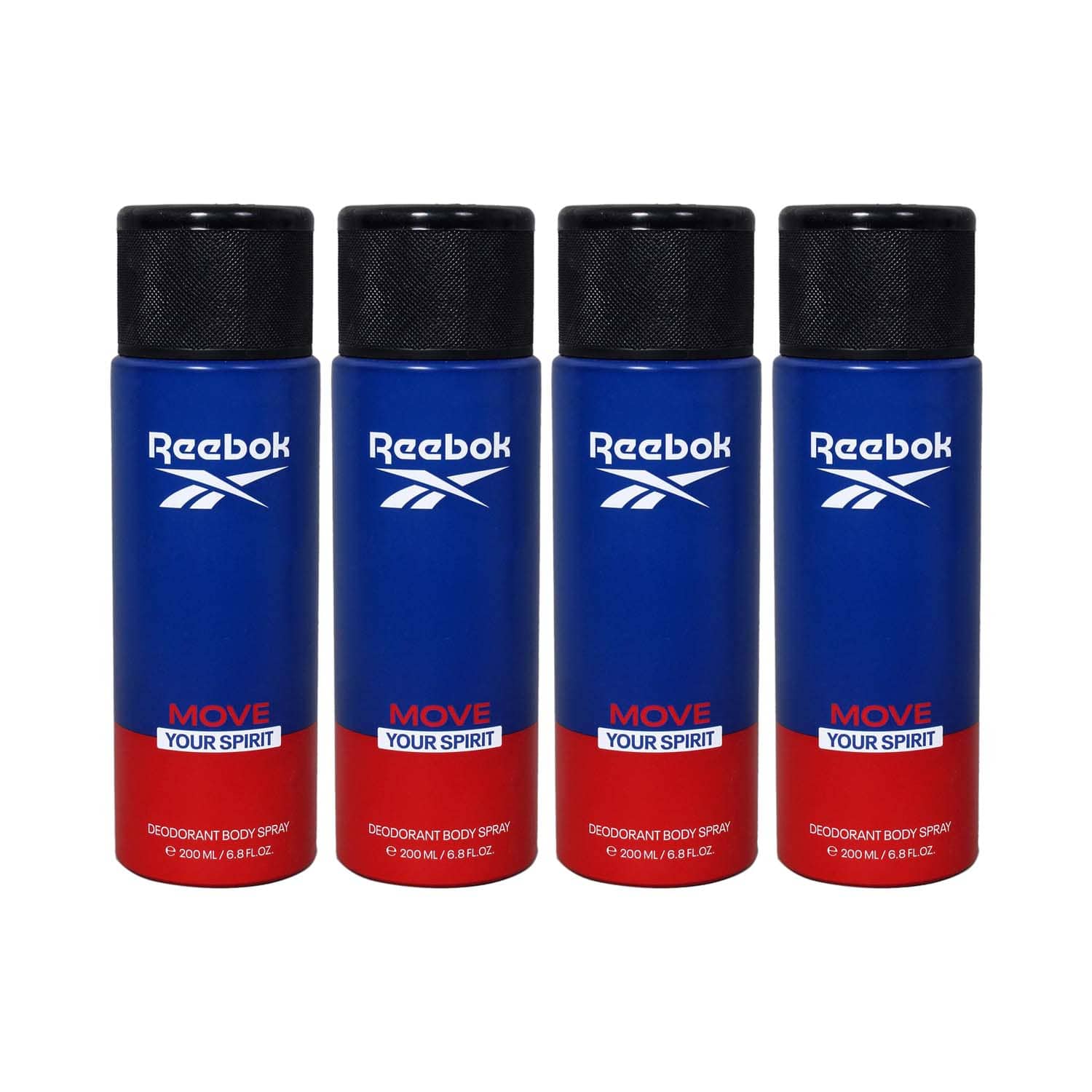 Reebok | Reebok Men Deo-Move Your Spirit Blue Combo (200 ml) (Pack of 4)