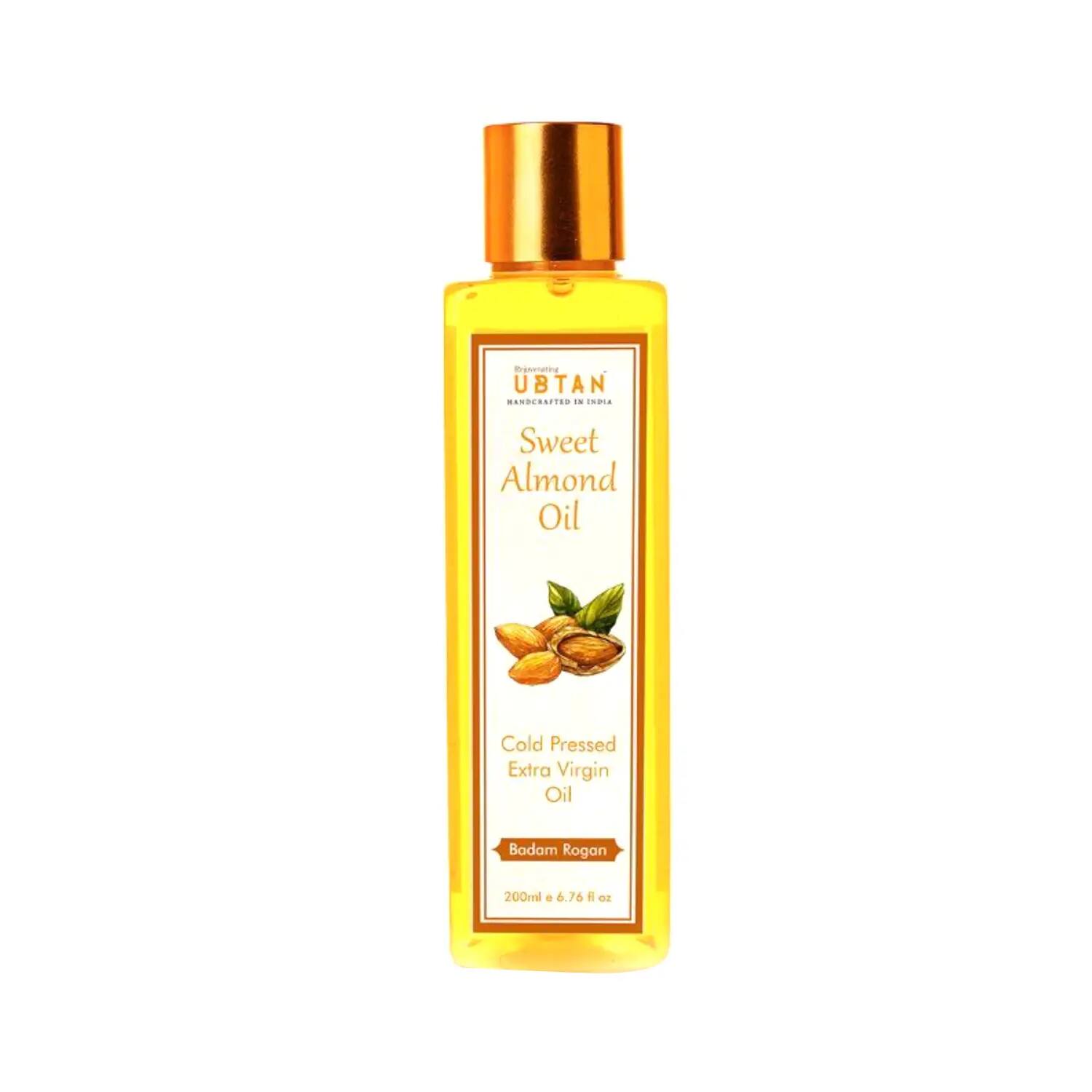 Rejuvenating Ubtan Cold Pressed Extra Virgin Sweet Almond Oil 200ml 