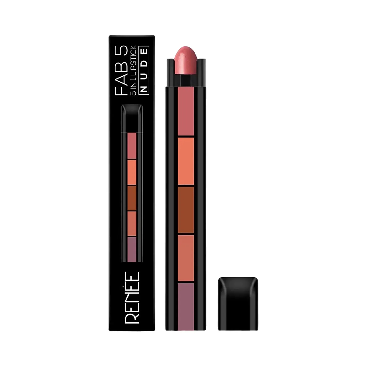 RENEE Fab 5 5 in 1 Nude Lipstick - (7.5 g)