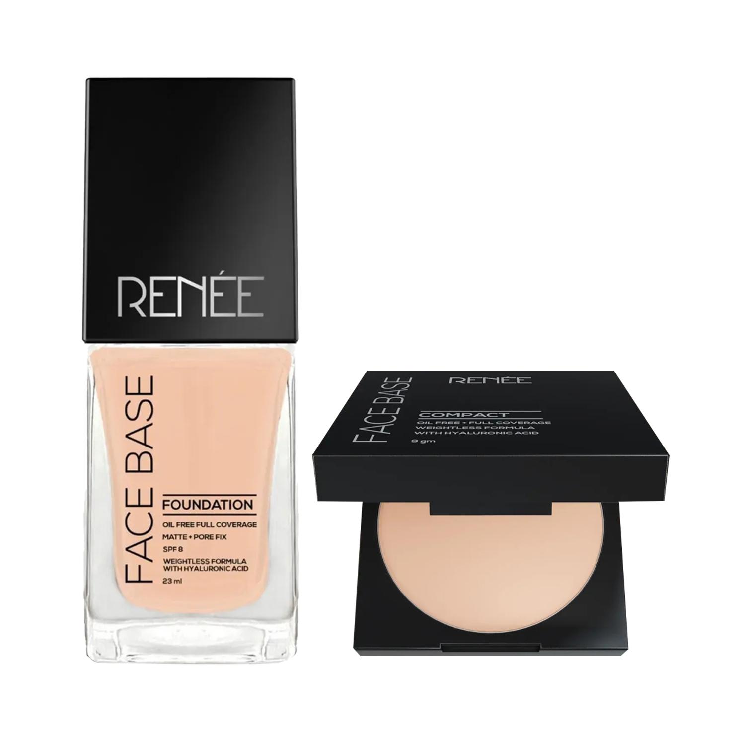 RENEE | RENEE Pure Perfection Makeup Duo Combo - Foundation + Compact