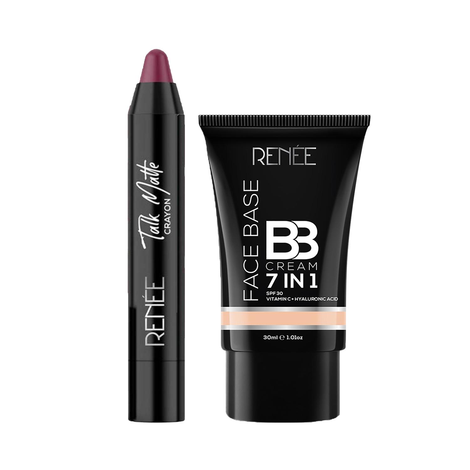 RENEE | RENEE Glam Goddess Makeup Combo - BB Cream + Lipstick